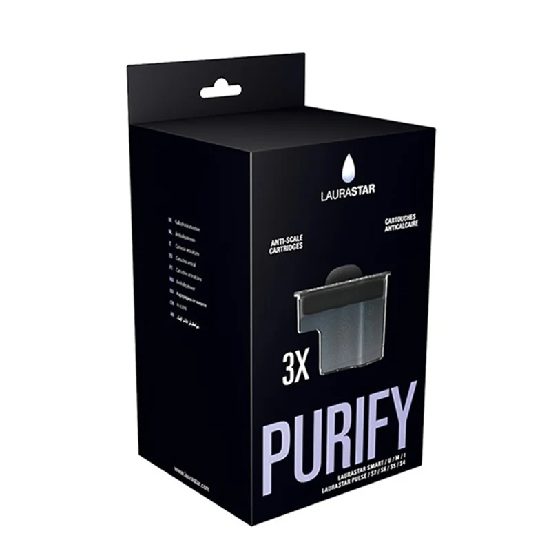 LAURASTAR - Purify - Filtres à eau ferreux - 3 cartouches anticalcaires