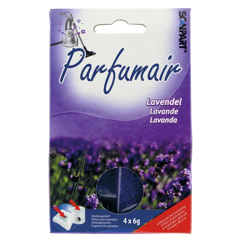 SCANPART - Aspirateur rafraîchisseur - Lavande - 4 Pieces