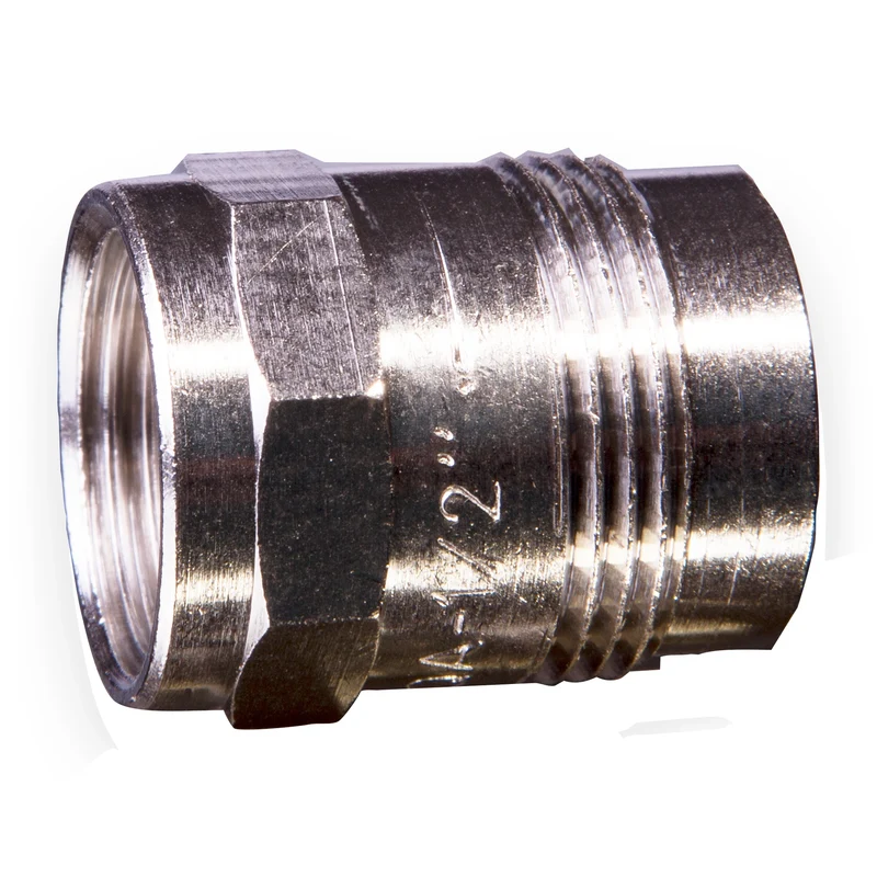 MARQUE MAISON - Raccord de gaz - M24 (M) - 1/2" (F) - Droit