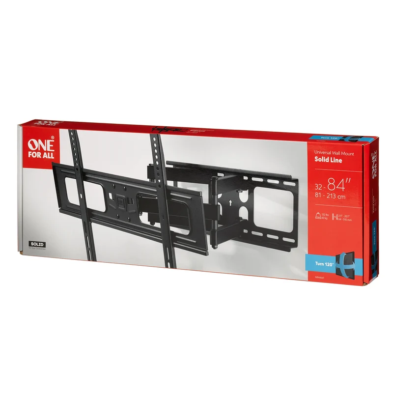 ONE FOR ALL - Support mural TV - 32"-84" - Pivotant 120° - WM4661