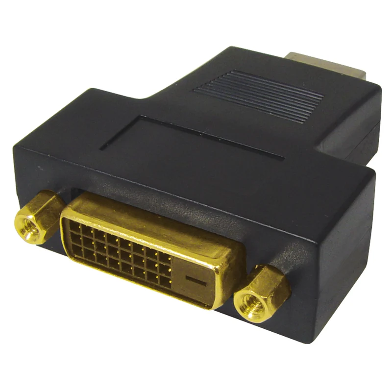 SCANPART - Prise - Adaptateur - HDMI (Mâle) - DVI-D (Femelle) -