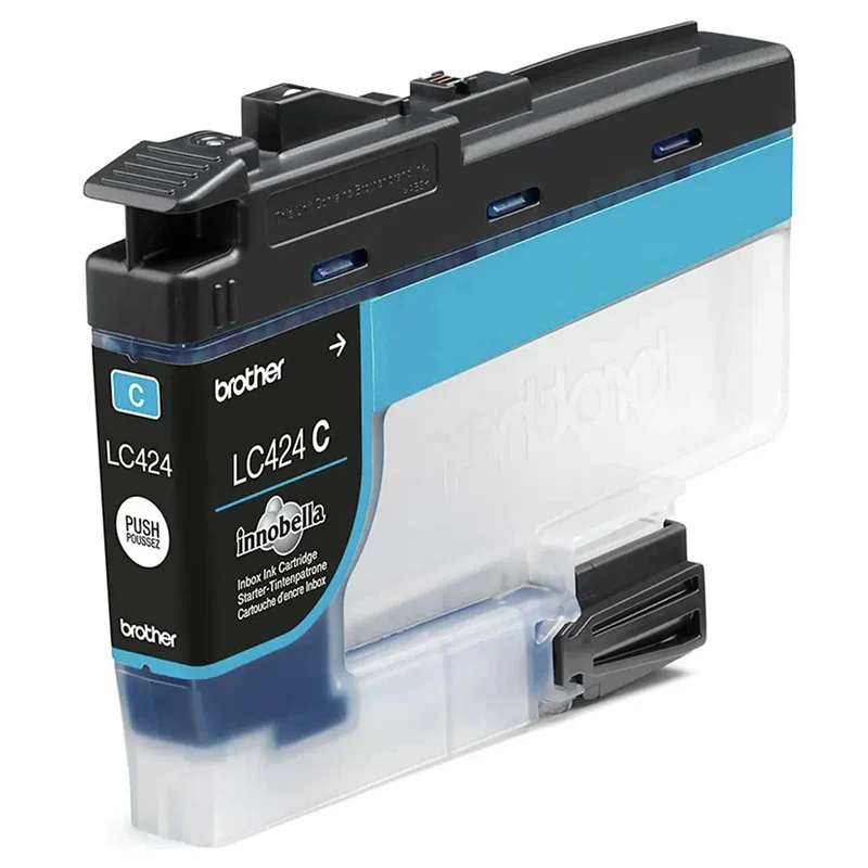 BROTHER Cartouche d'encre LC424C - Bleu