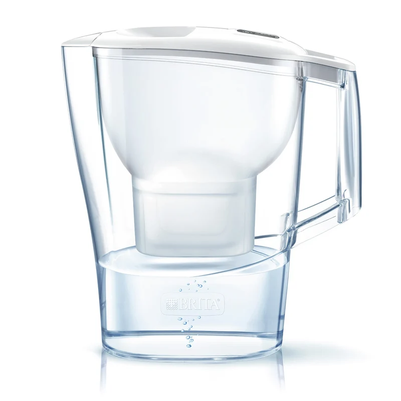 BRITA - Aluna Cool - Carafe filtrante à eau - Blanc - 2,4 L - Filtre à eau inclus