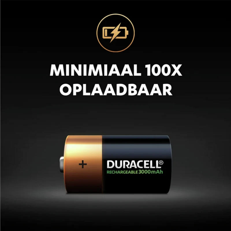 DURACELL NiMH C | HR14 - Pack duo - 1.2 V - 3000 mAh - Rechargeable Batterie