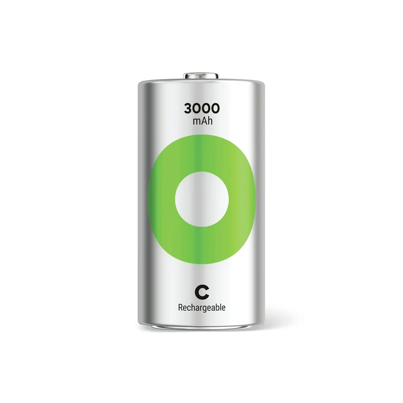 GP NiMH - Recyko C | HR14 - Pack duo - 1.2 V - 3000 mAh - Rechargeable Batterie