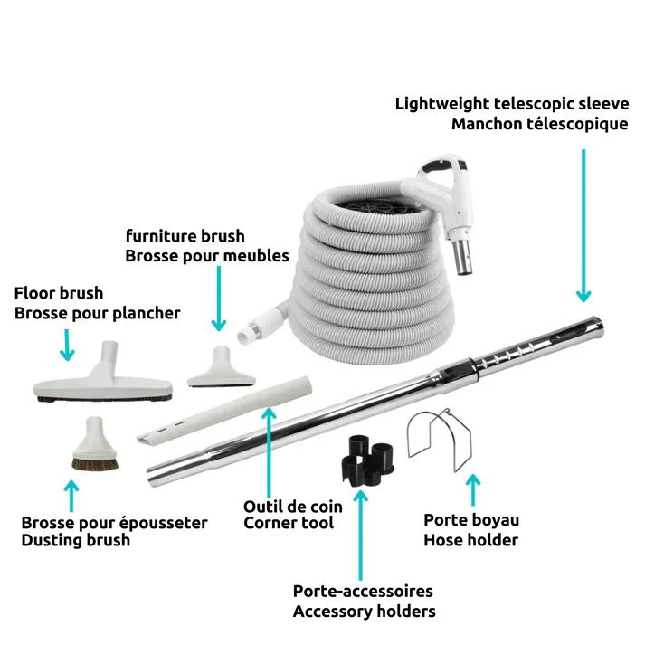 SuperVac 60 with 35-Foot Accessory Kit (665 AirWatts)