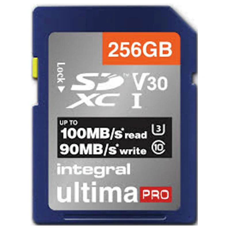 INTEGRAL - Carte mémoire - 256 GB - SDXC - V30
