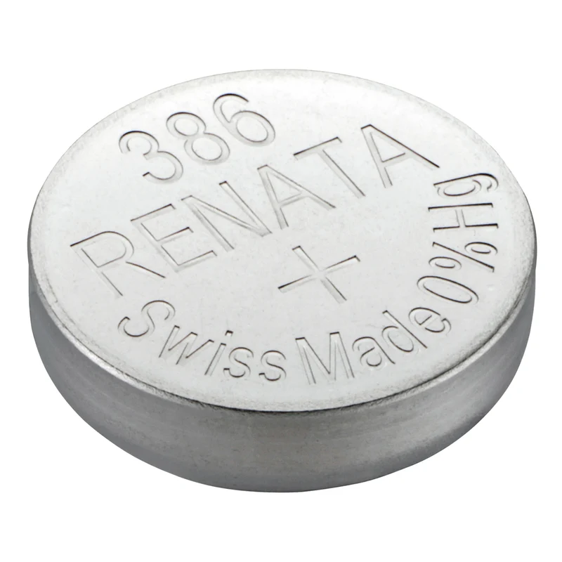RENATA Silveroxide 386 | SR43 - 1.55 V - 130 mAh - Cellule bouton