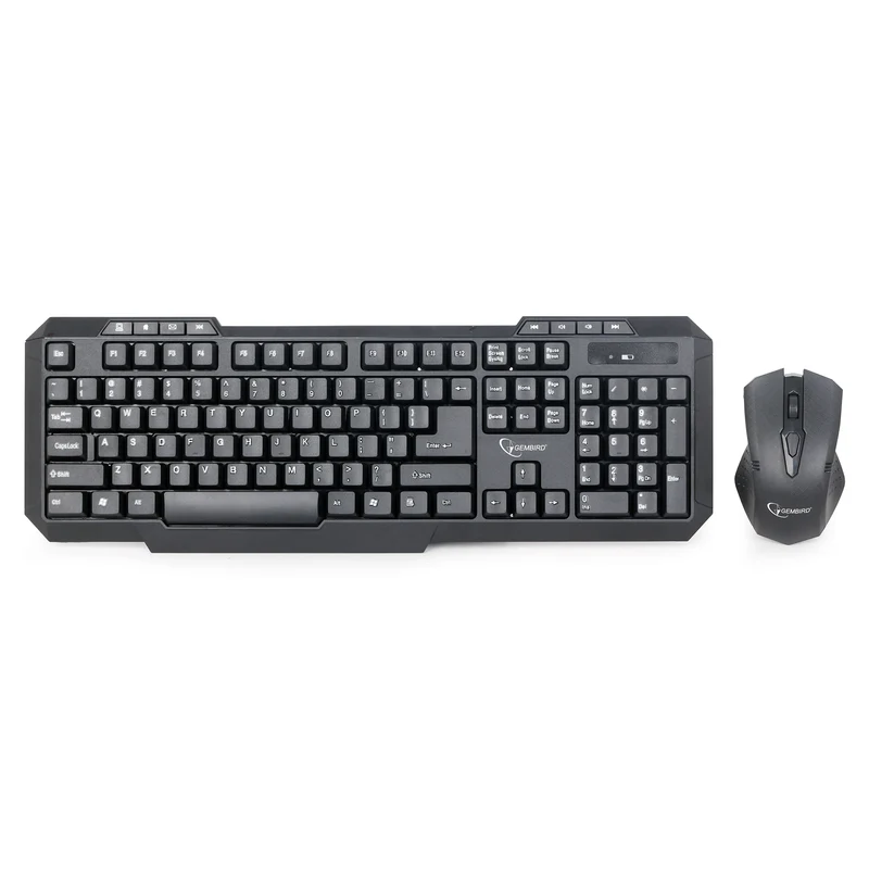 GEMBIRD - Souris et clavier - KBSWM02 - Sans fil - USB-A