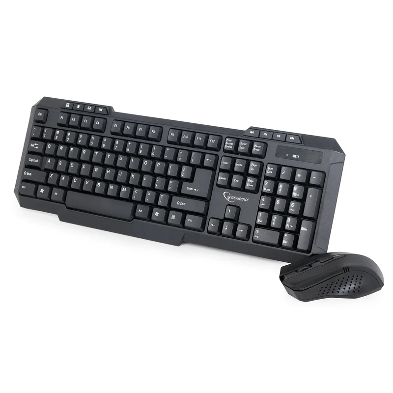 GEMBIRD - Souris et clavier - KBSWM02 - Sans fil - USB-A