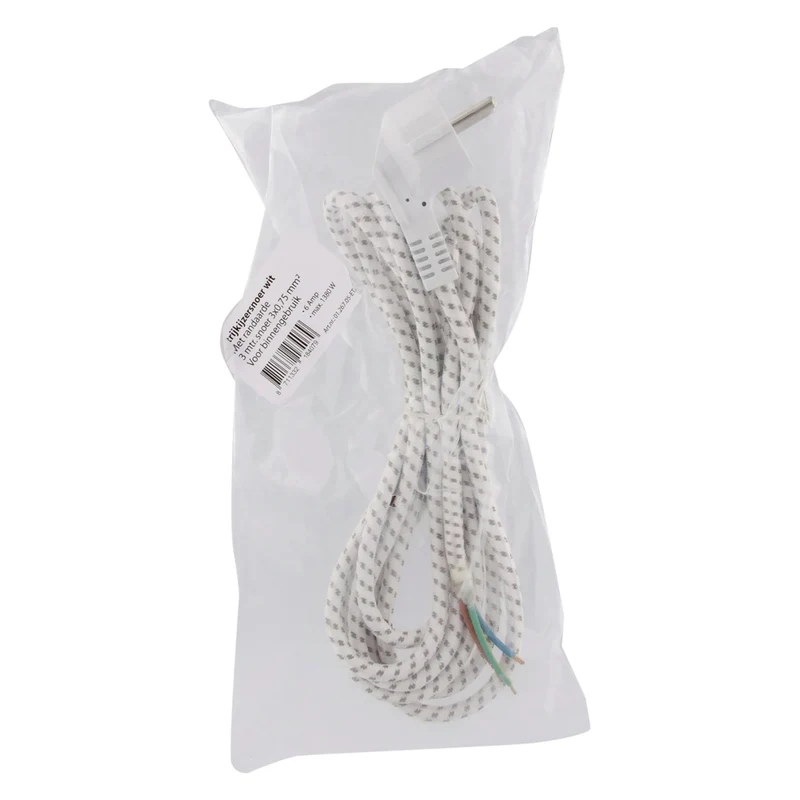 MARQUE MAISON - Cordon de repassage - Gainé - Blanc - 3 m