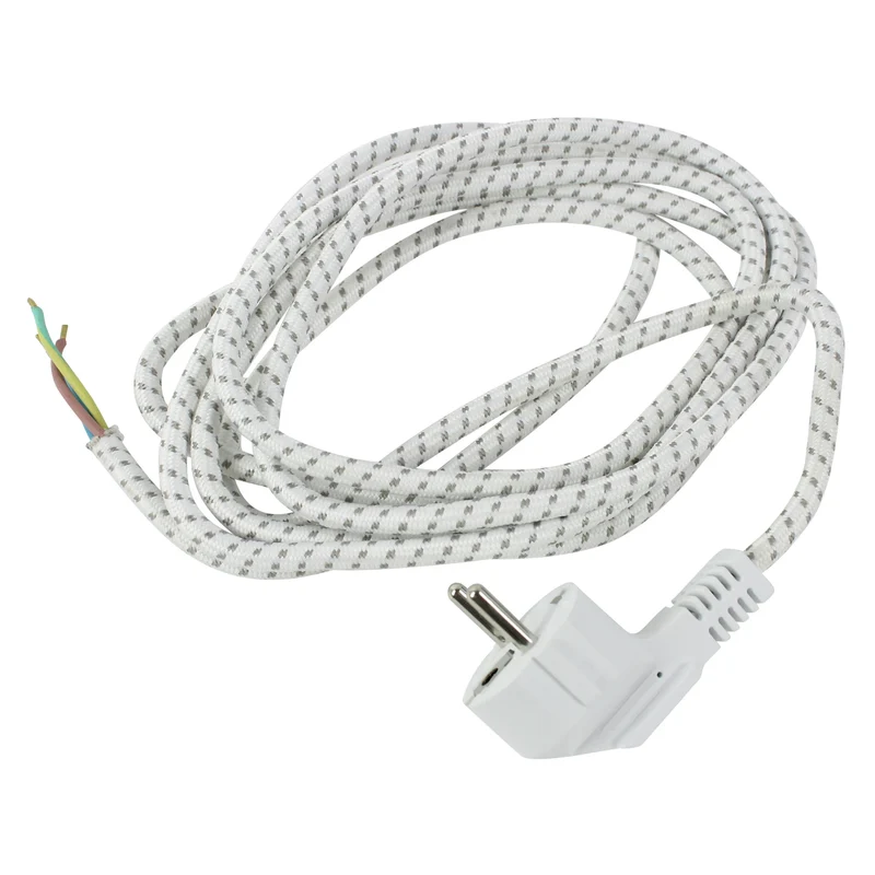 MARQUE MAISON - Cordon de repassage - Gainé - Blanc - 3 m
