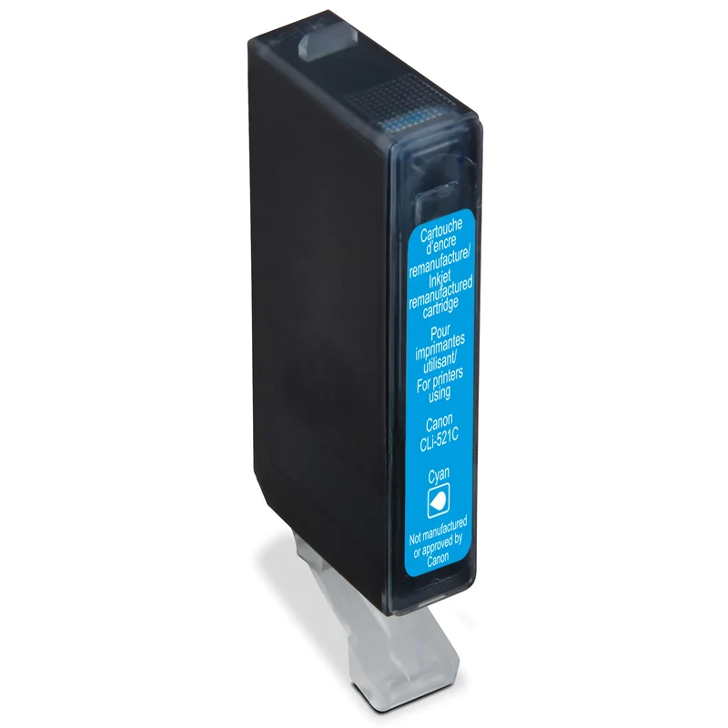 RECYCLECLUB Cartouche d'encre CLI-521C - Bleu - Remplace Canon