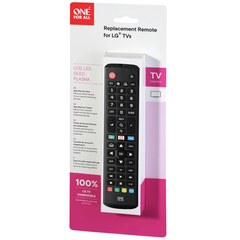 ONE FOR ALL - Telecommande - Convient pour LG - URC4911