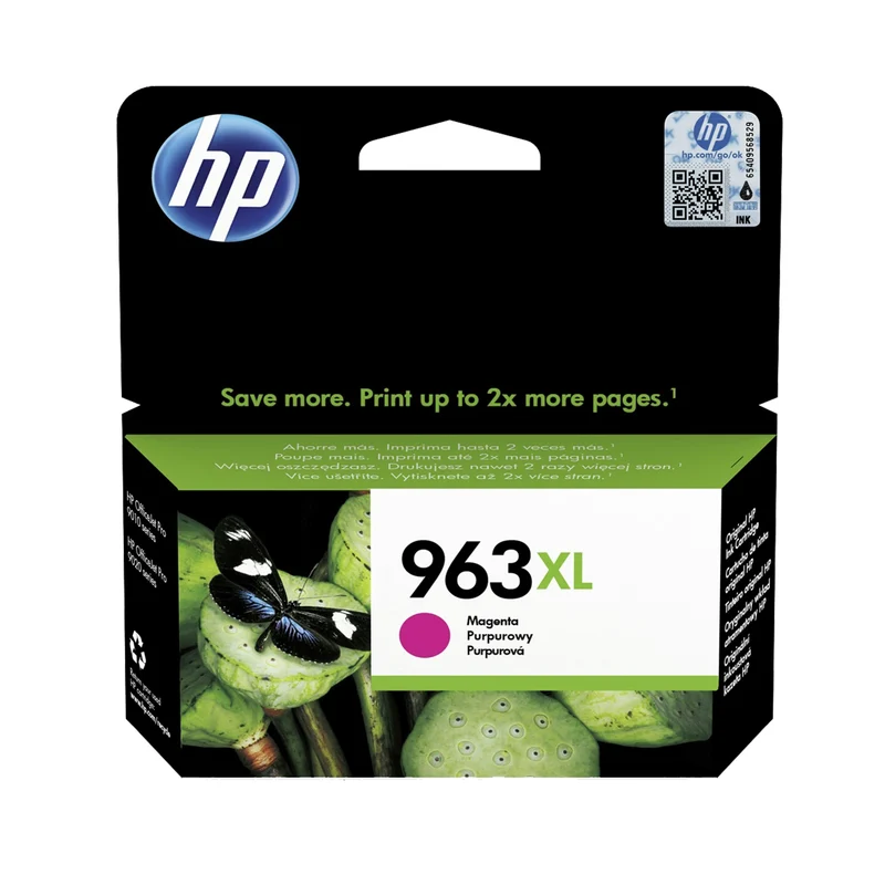 HP Cartouche d'encre 963XL Magenta - Rouge