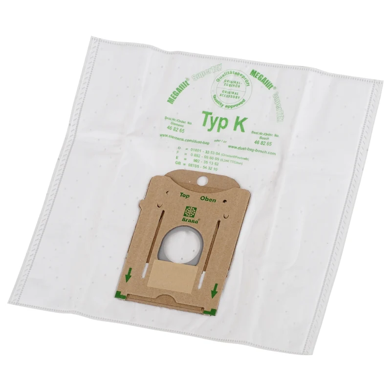 BOSCH SIEMENS Type: K - 4 Sacs d´aspirateur - 1 Microfiltre