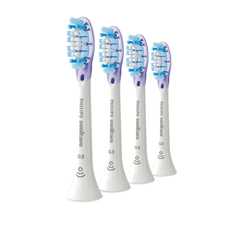 Philips - Brossettes - Sonicare G3 - Premium Gum Care - 4 Pièces - Blanc - HX9054