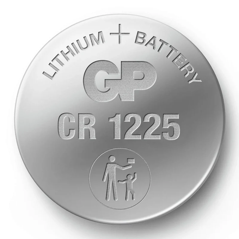 GP Lithium CR1225 | 1225 - 3 V - 62 mAh - Cellule bouton