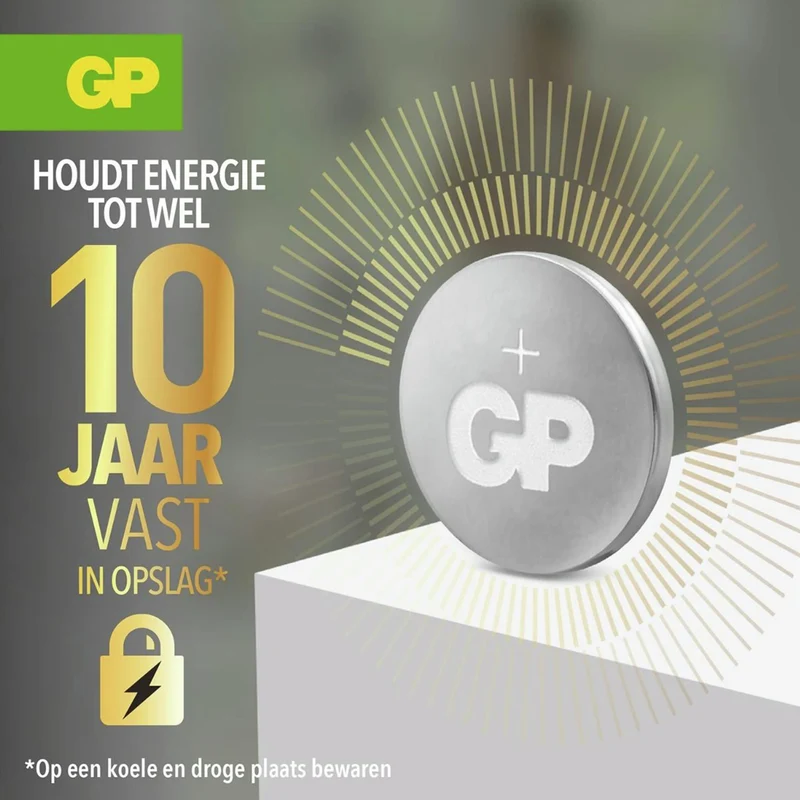 GP Lithium CR1225 | 1225 - 3 V - 62 mAh - Cellule bouton