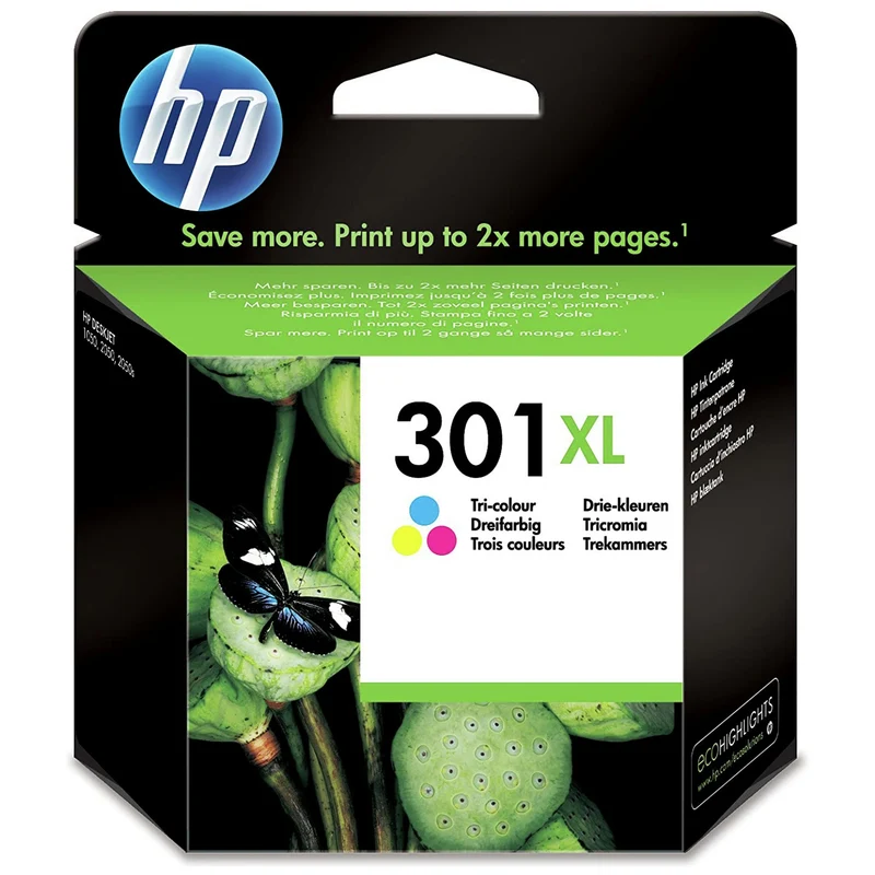 HP XL Cartouche d'encre 301XL - Couleur