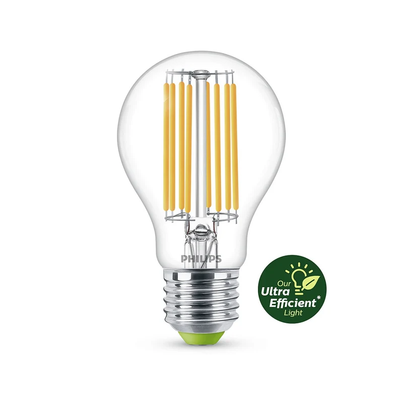 PHILIPS - Light Bulb - E27 - 60 W - 840 Lumen - 3000 K - Bright - Bulb