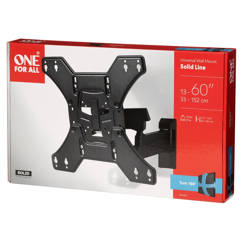 ONE FOR ALL - Support mural TV - 13"-60" - Pivotant 180° - WM4451