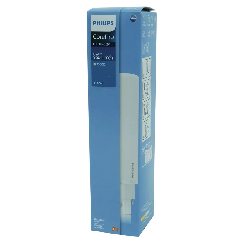 PHILIPS - Light tube - G24d-3 - 26 W - 950 Lumen - 3000 K - Frosted - PL-C