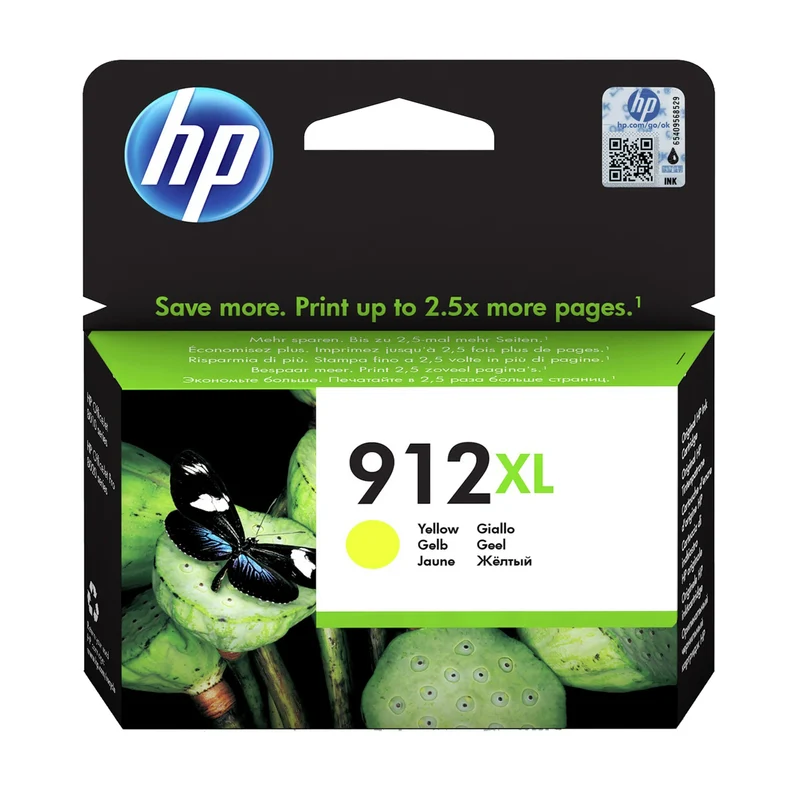 HP Cartouche d'encre 912XL Yellow - Jaune