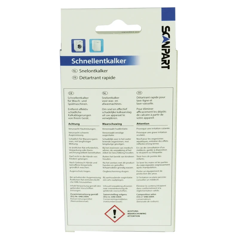 SCANPART Nettoyeur pour machine à laver R020 - Poudre