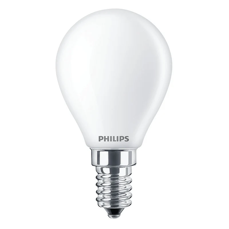 PHILIPS - Light Bulb - E14 - 40 W - 470 Lumen - 2700 K - Frosted - Bulb - Duo Pack