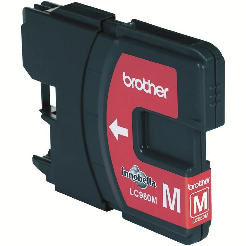 BROTHER Cartouche d'encre LC980M - Rouge