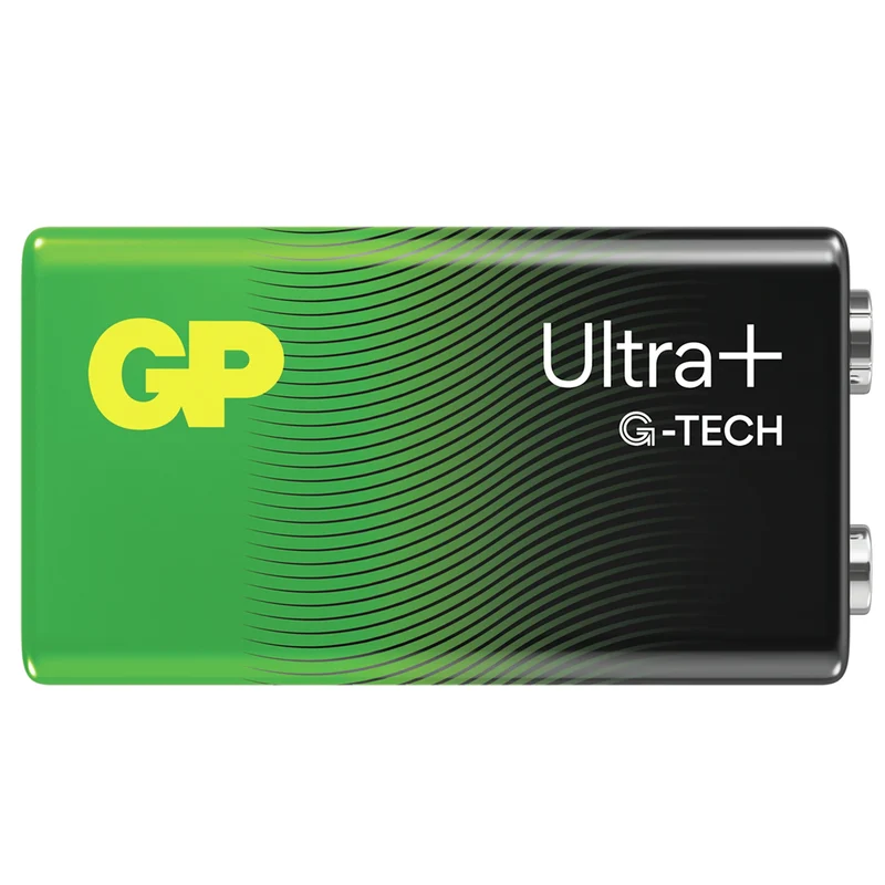 GP Ultra + Alkaline 9V | 6LR61 | E-Block - 9 V - 580 mAh Batterie