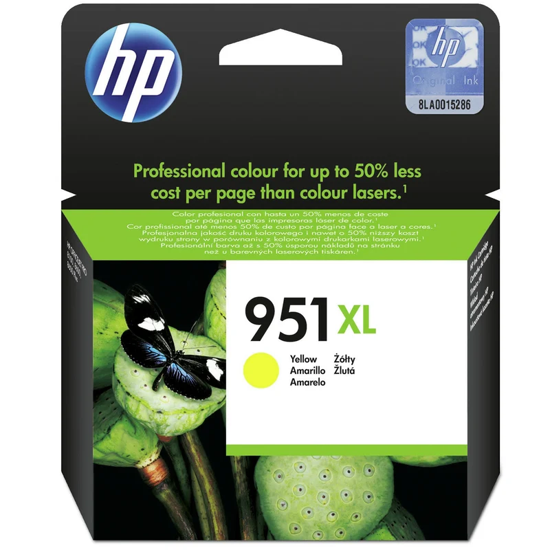 HP XL Cartouche d'encre 951XL Yellow - Jaune