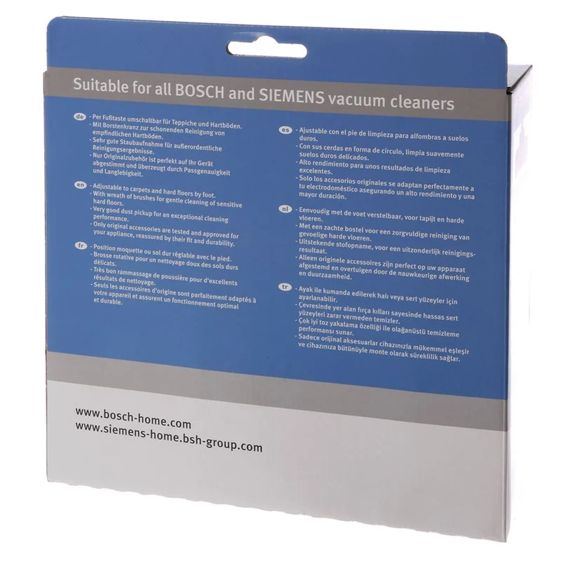 BOSCH SIEMENS Brosse combi - 25.5 cm - Polyester - diamètre 35 mm