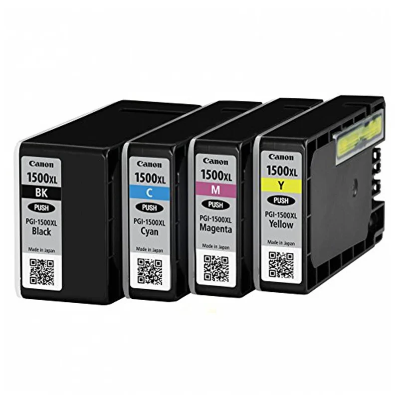 CANON XL Cartouche d'encre PGI-1500 XL - Multipack - Noir + Bleu + Rouge + Jaune