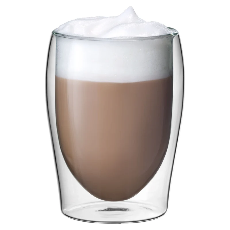 SCANPART - Verre isotherme à double paroi - Pour cappuccino - 2 x 30 cl