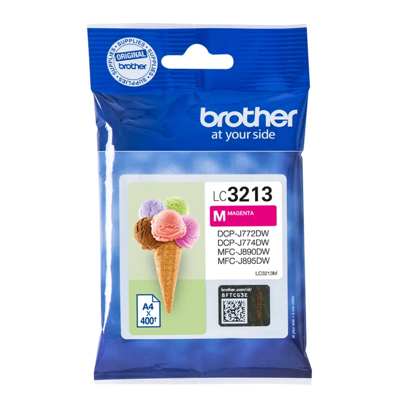 BROTHER Cartouche d'encre LC3213M - Rouge