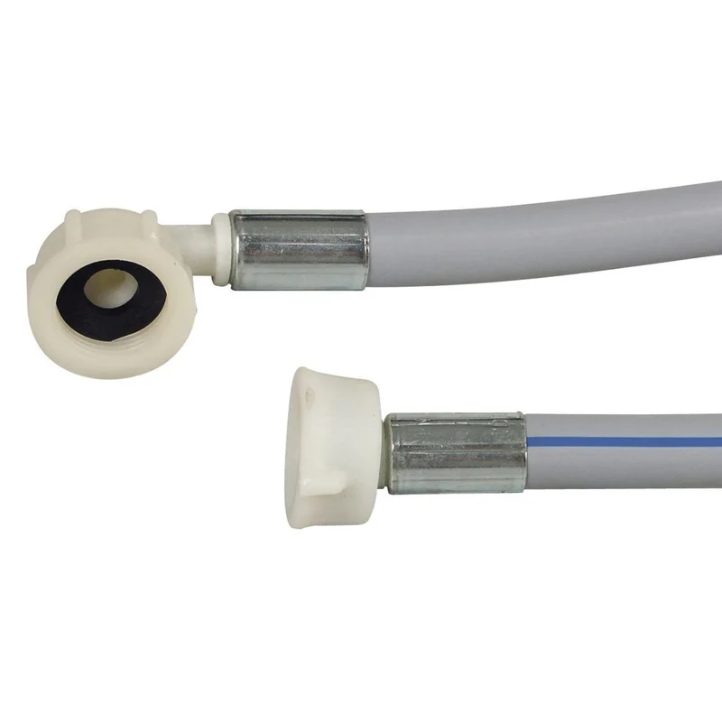 SCANPART - Tuyau d'alimentation - 3/4" coudé - 3/4" droit - 90 bars - 3,5 m