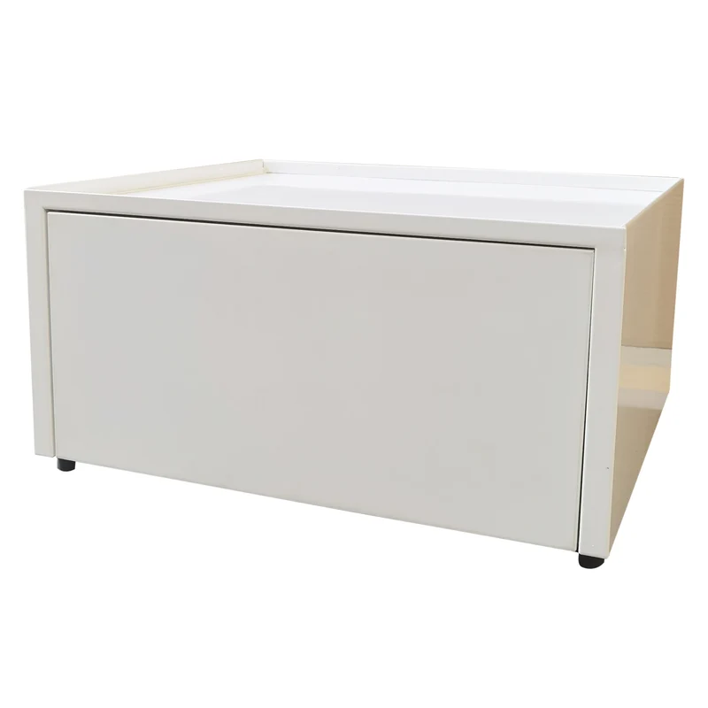 SCANPART - Rehausseur de lave-linge et sèche-linge - Avec tiroir - Blanc - 33 cm x 61 cm x 51,5 cm