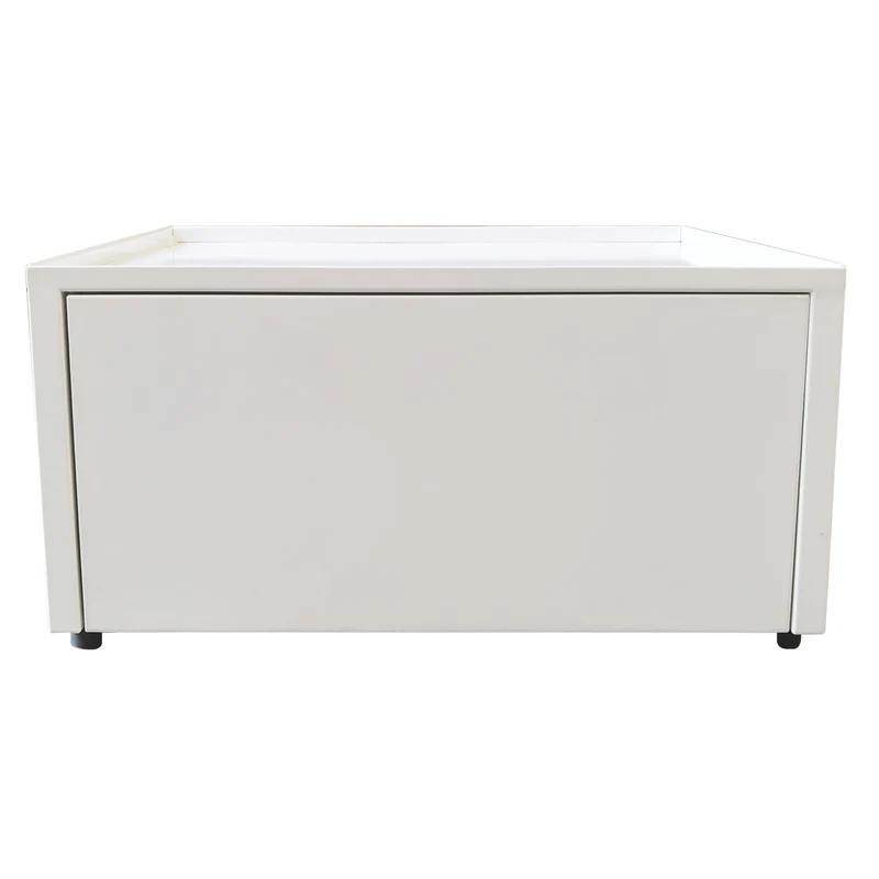 SCANPART - Rehausseur de lave-linge et sèche-linge - Avec tiroir - Blanc - 33 cm x 61 cm x 51,5 cm