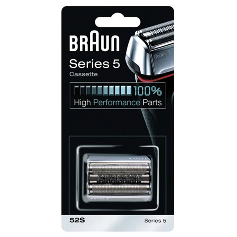 BRAUN - 52S - Lame de rasoir - Series 5 - Cassette - Argent - 1 Pièce