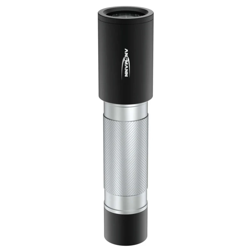 ANSMANN - Lampe torche - 300B - 315 lumens - Noir + Argent - 1 pile C