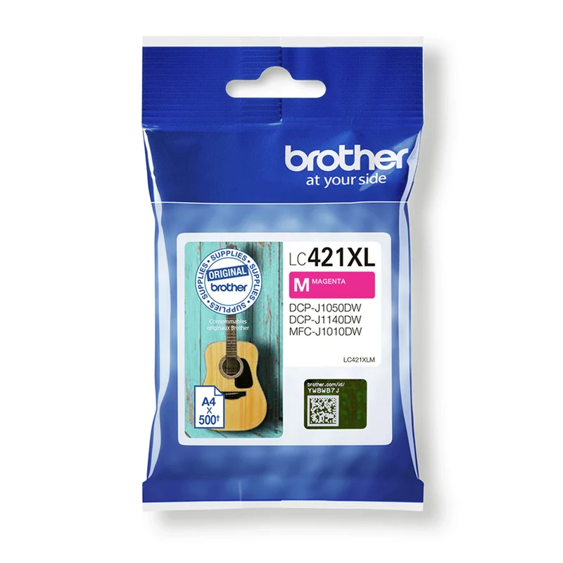 BROTHER Cartouche d'encre LC421XL M - Rouge