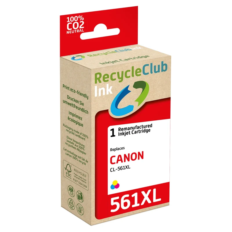 RECYCLECLUB XL Cartouche d'encre PG-561 XL - Couleur - Remplace Canon