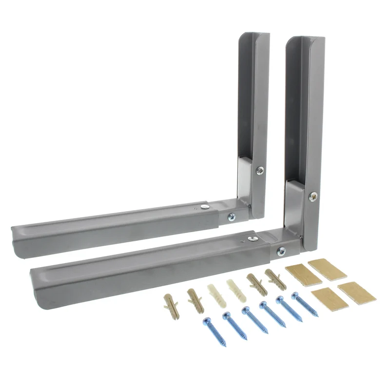 SCANPART - Supports magnétron - Argent - 22,5 cm x 36,5-35 cm - jusqu'à 50KG