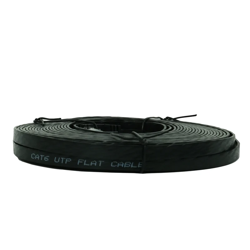 SCANPART - Câble réseau - UTP - Ultra plat RJ45 (Mâle) - RJ45 (Mâle) - 10 m