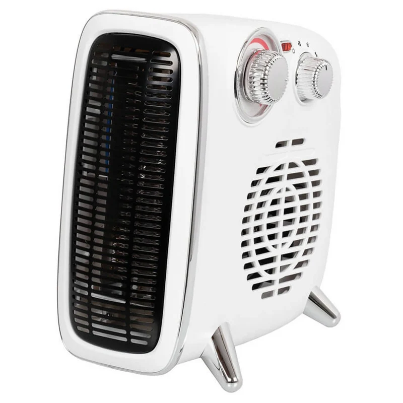 EUROM - Radiateur soufflant - 1800 W - Blanc - 3 niveaux de puissance - Modèle rétro