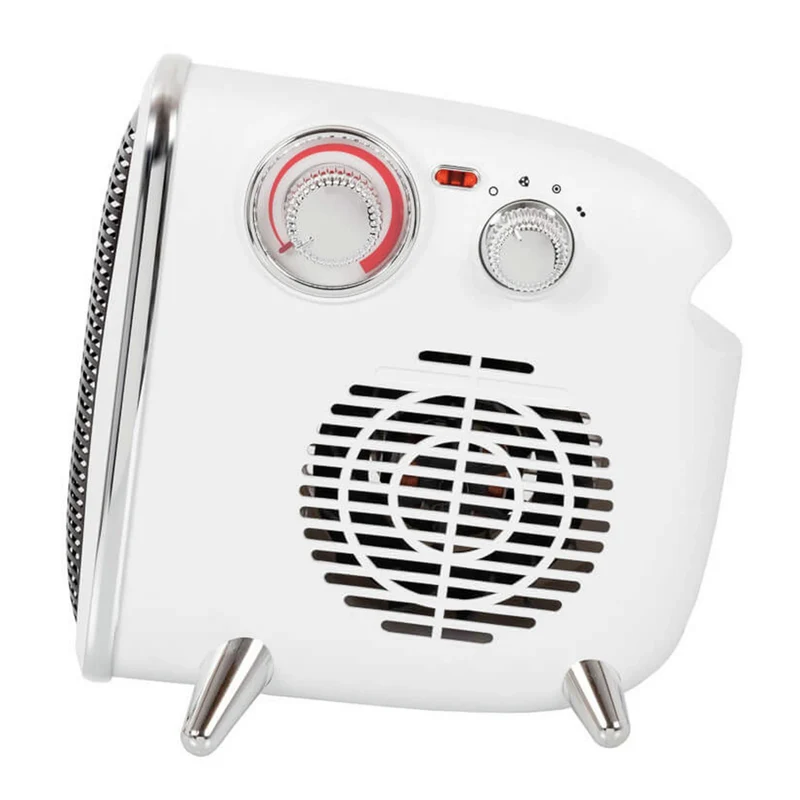 EUROM - Radiateur soufflant - 1800 W - Blanc - 3 niveaux de puissance - Modèle rétro