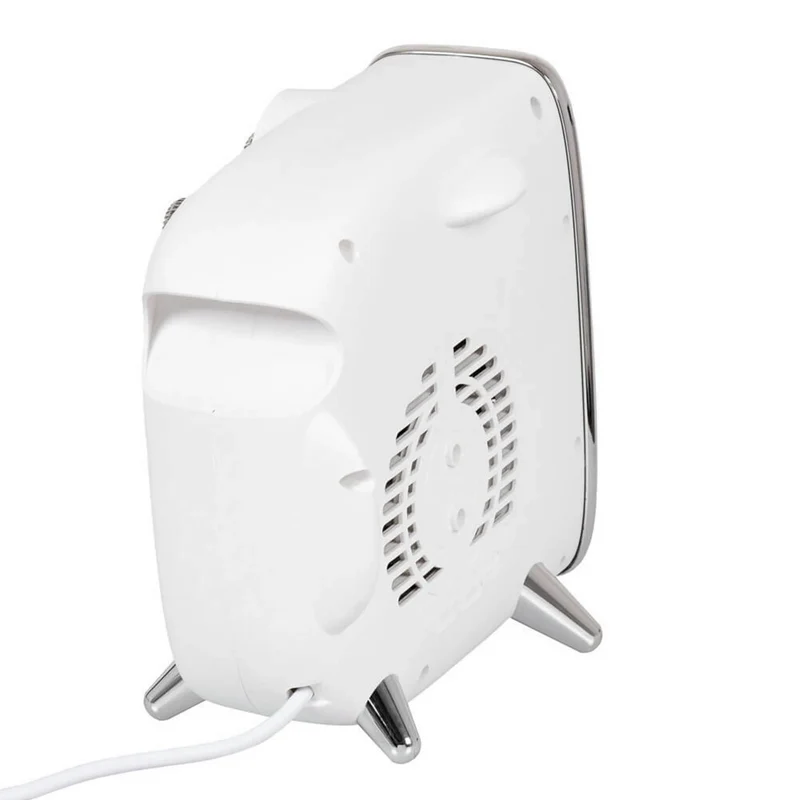 EUROM - Radiateur soufflant - 1800 W - Blanc - 3 niveaux de puissance - Modèle rétro