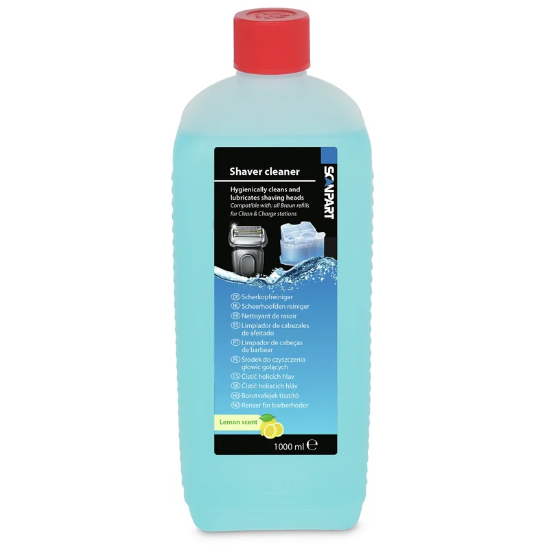 SCANPART - CCR - Compatible avec Braun Clean & Renew - Liquide de recharge - 1 litre
